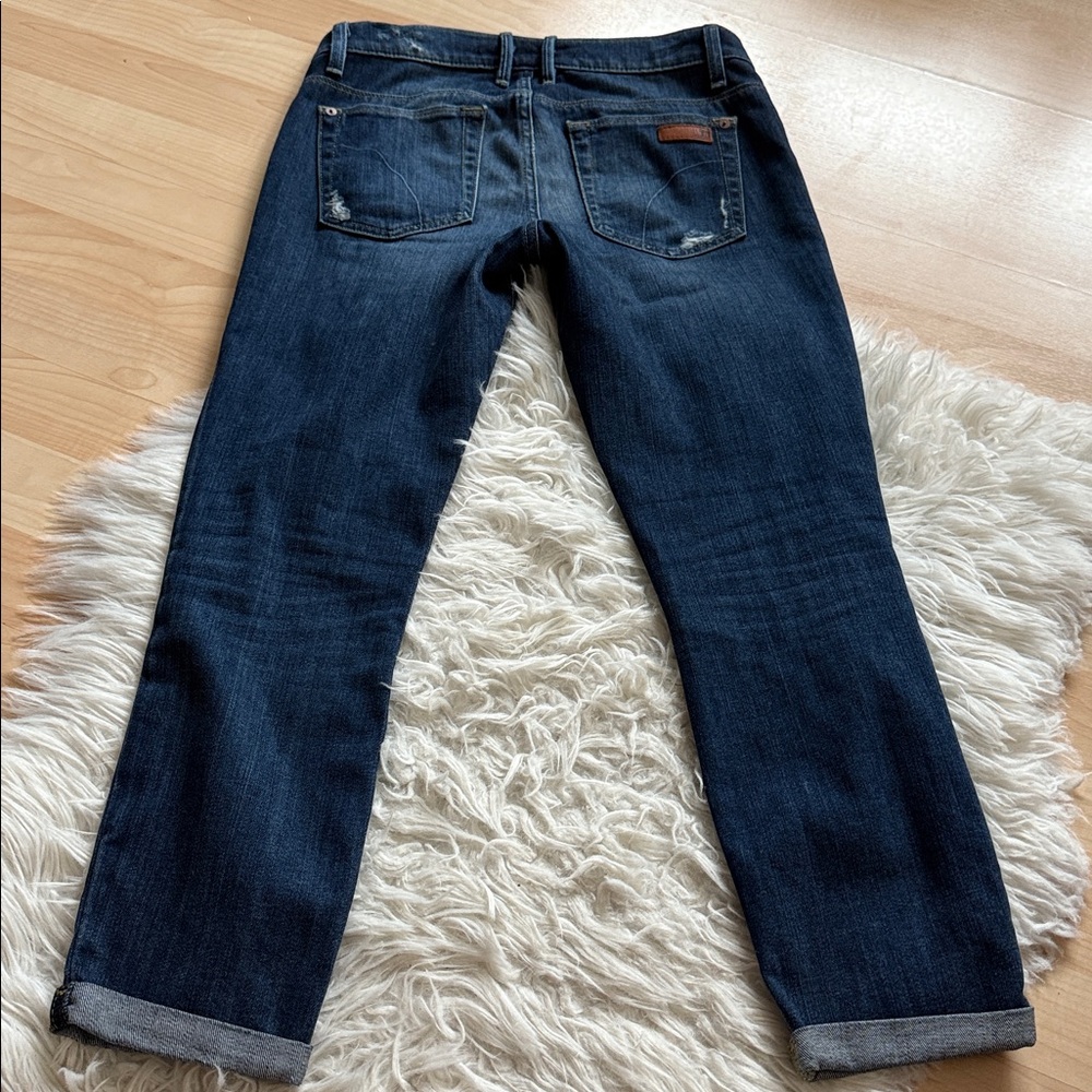 Joe’s 24” Kicker Midrise Cropped Cuffed Medium Wash Jeans 26 - Picture 8 of 10